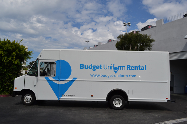 Linen Uniform Trucks at South Bay Ford Commercial